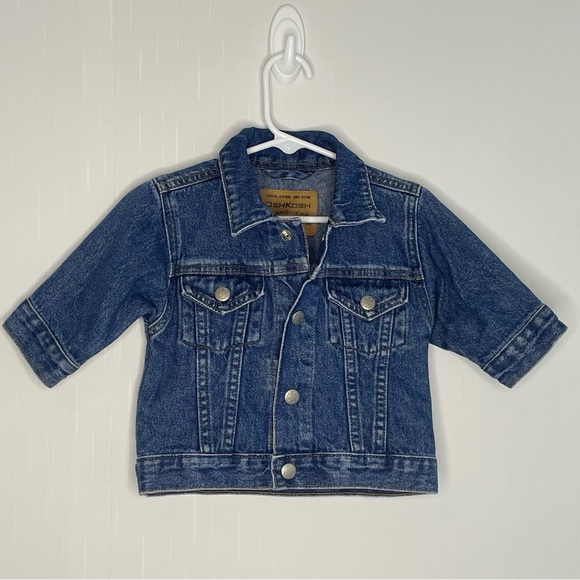 Vintage Other - Vintage Oshkosh Baby Jean Jacket Classic Cotton Denim Unisex 3-6M